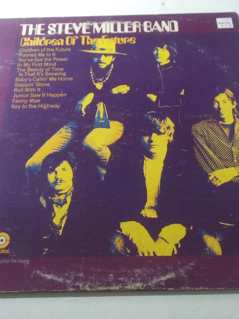 Steve Miller Band – Children Of The Future VG+ Reissue Capitol SF718 Record 1971